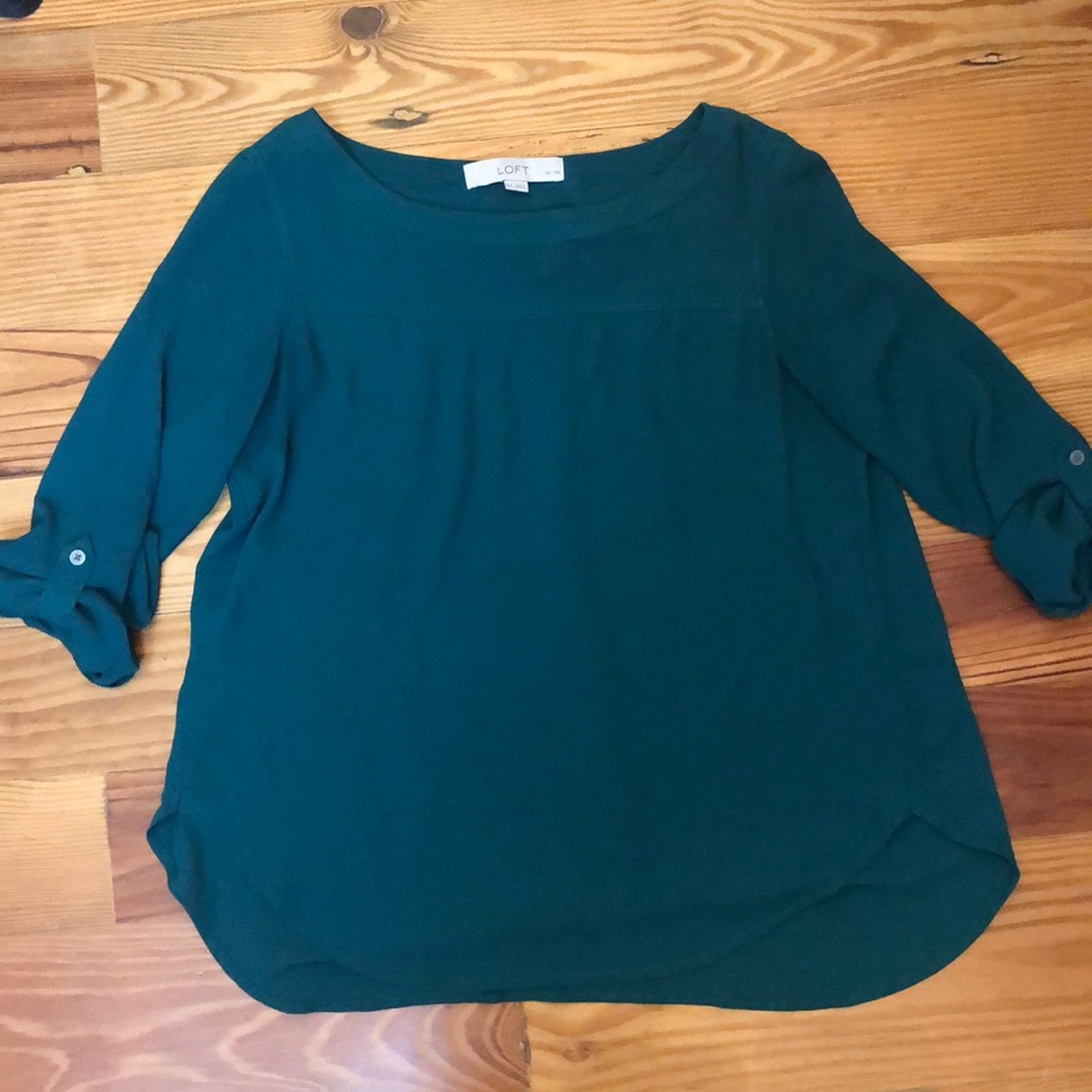 Green blouse
